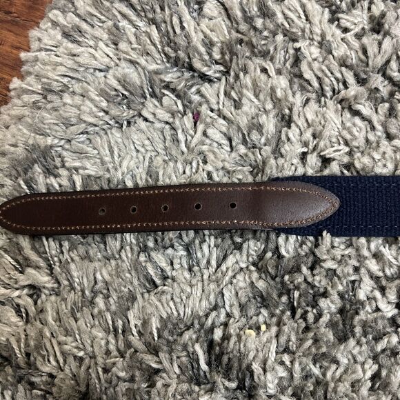 vineyard vines Men's Christmas Tree Canvas Club Belt NWT size 30 - Picture 5 of 5